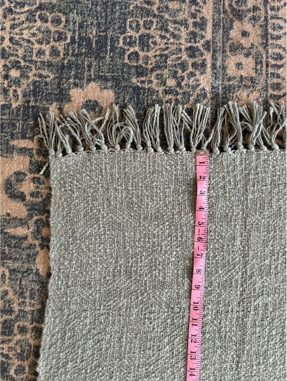 Pottery Barn Throw Blanket Sage Green Fringe Farmhouse 60x50 [COPY]